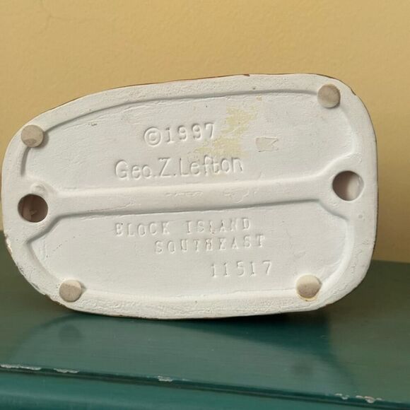 Vintage Geo Z. Lefton 1997 Block Island Lighthouse Collectable - Picture 7 of 7